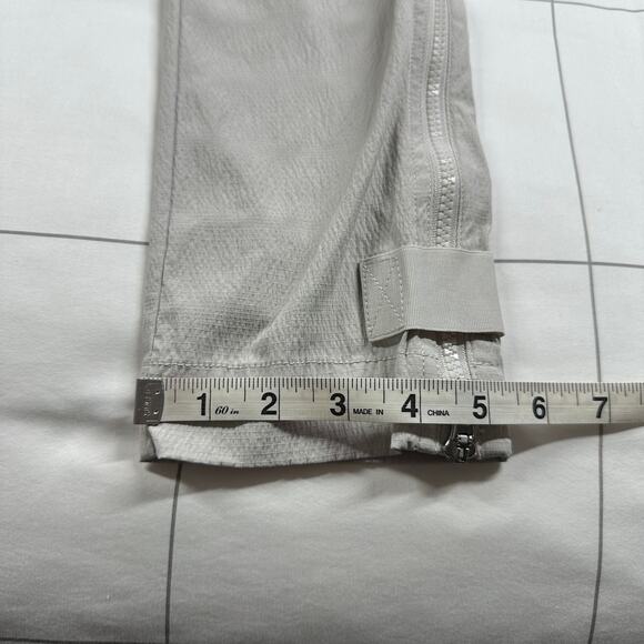 Athleta Pants Womens 0 Gray Trekkie Nylon Ripstop Athletic Travel Camp Utility - Picture 12 of 12